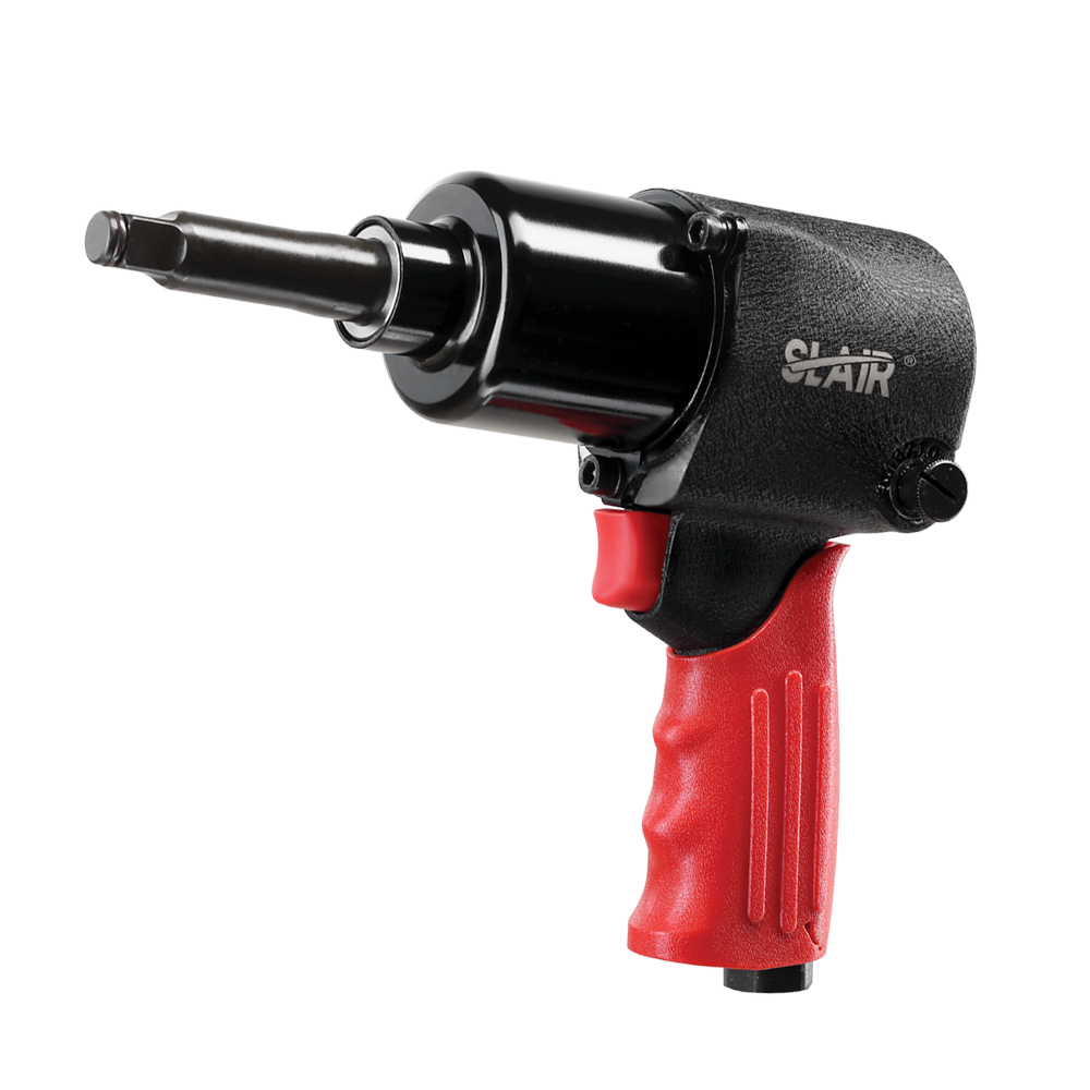    سلاير طويل ANVIL 1/2 "AIR IMPACT WRENCH- 881NM ، مقبض العادم ، الألومنيوم مع المطاط  