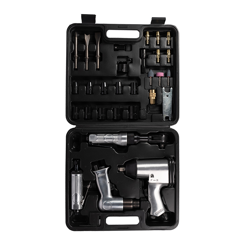  XINXING XQ-T09 34PC AIR TOOL KIT ، 1/2 "AIR IMPACT 3/8" RATCHET ، 150MM مطرقة 1/4 "، مع الملحقات ، BMC SET